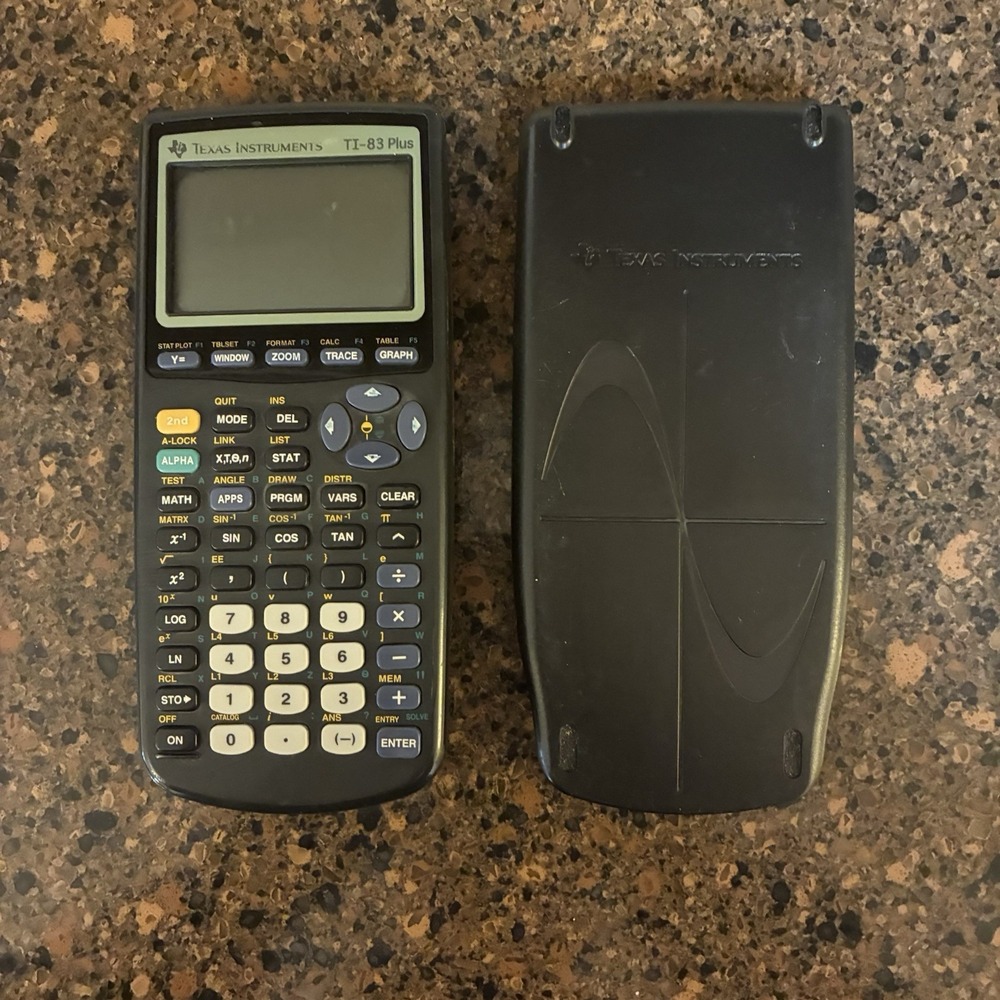 Texas Instruments TI-83 Plus Graphing Calculator w/ Cover Tested Working - Picture 6 of 9